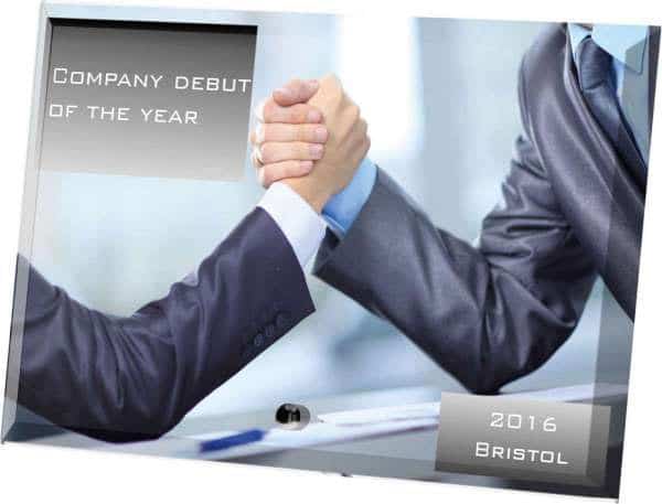 Colour Printed Glass Oblong Award