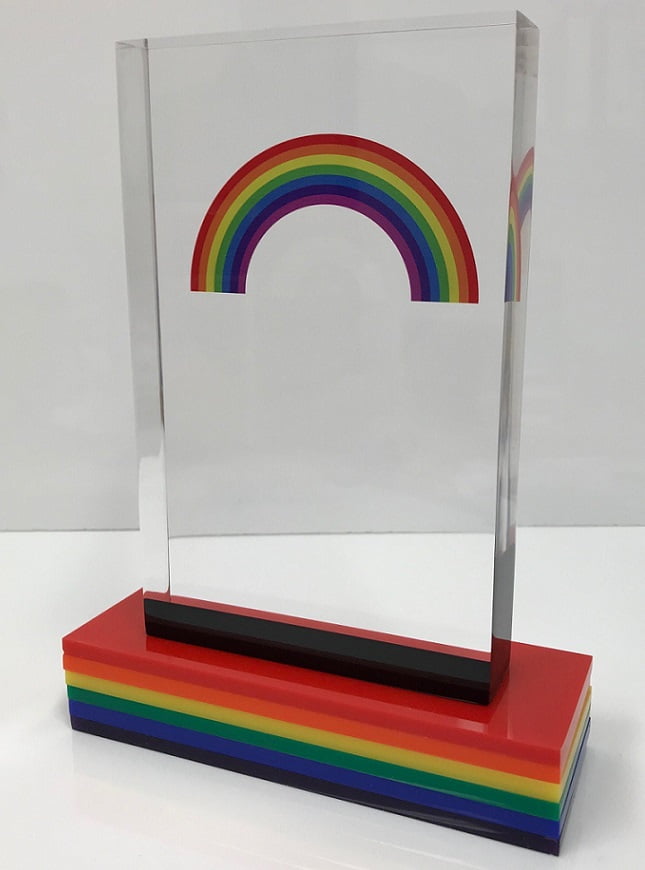 Acrylic Rainbow Award