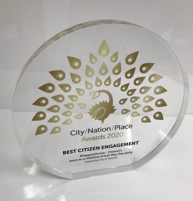 Acrylic Circle Award