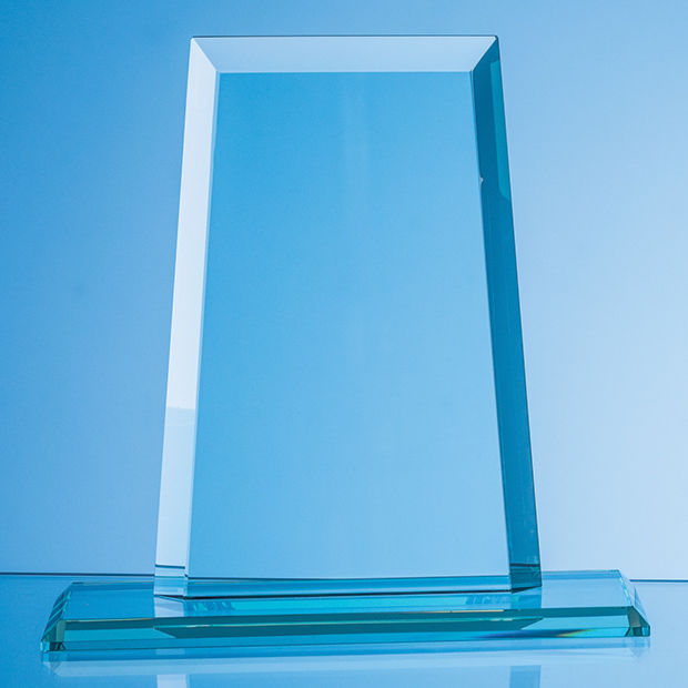 Jade Glass Tapered Rectangle Award