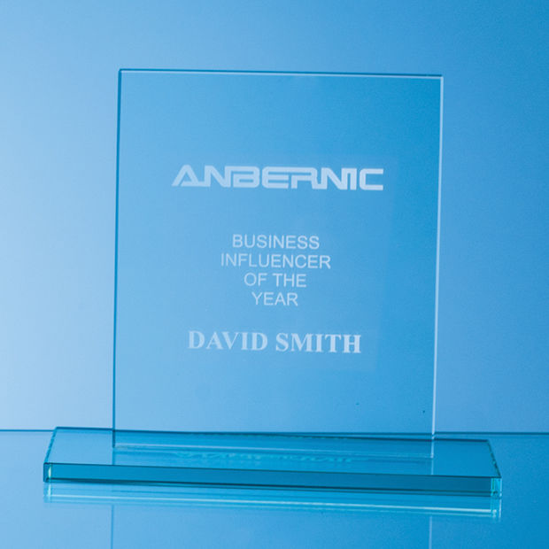 Jade Glass Rectangle Award