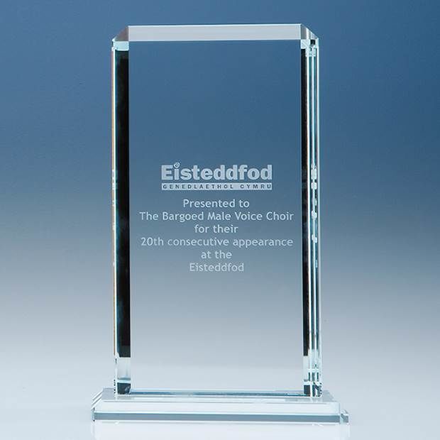 Clear Glass Echo Award