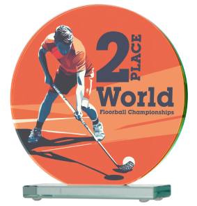 Round Jade Glass Award