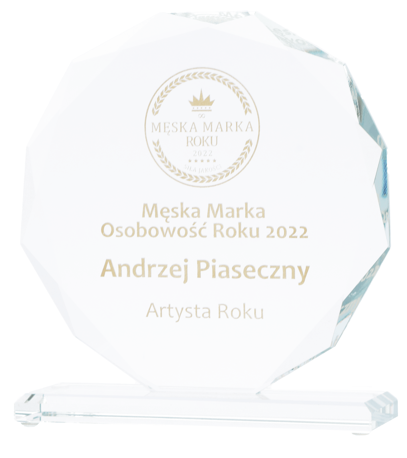 Jade Glass Dodecagon Award